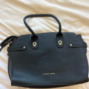 Black etienne aigner purse